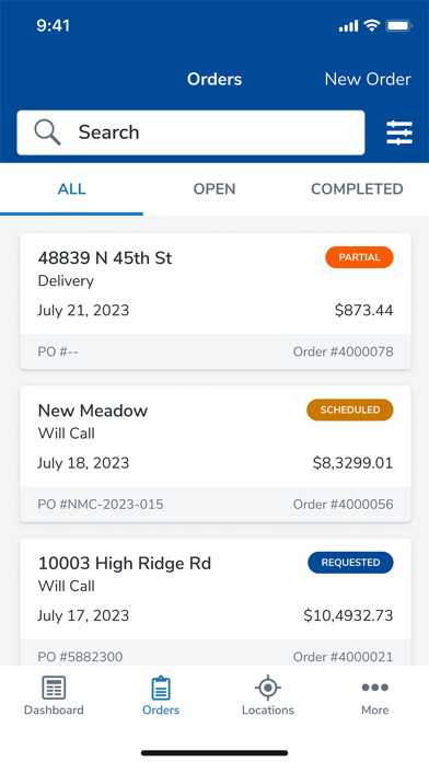 L&W Supply Screenshot