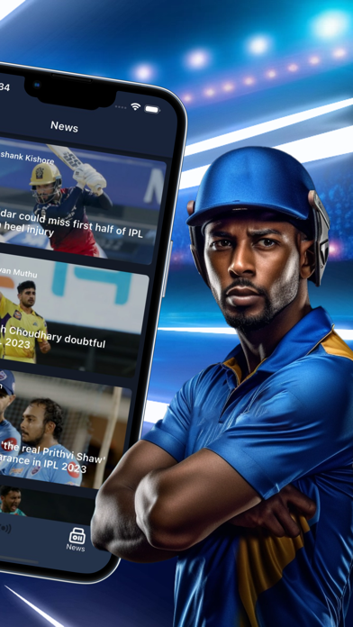 4radbat live: cricket informer Screenshot