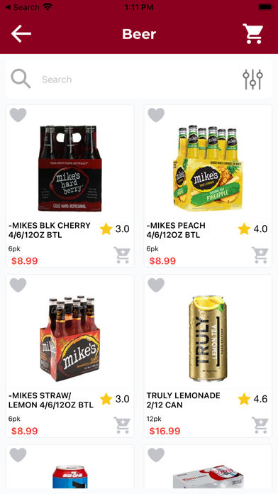 S & W Liquors Screenshot