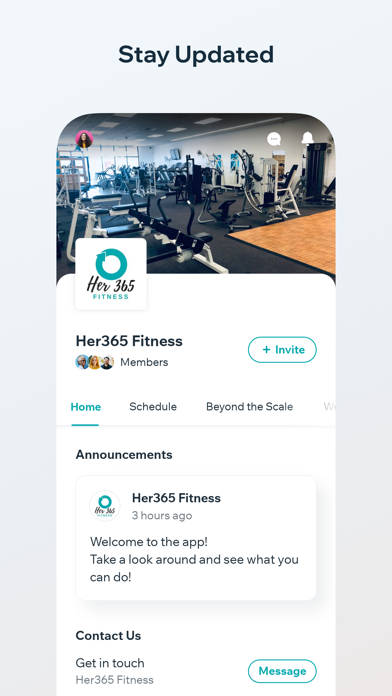 Connect | Her365 Fitness Screenshot