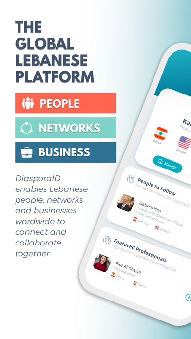 DiasporaID Lebanon Screenshot