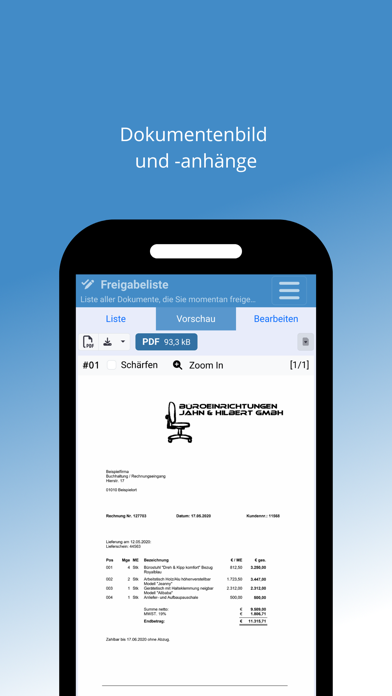 FLOWWER - Rechnungsfreigabe Screenshot