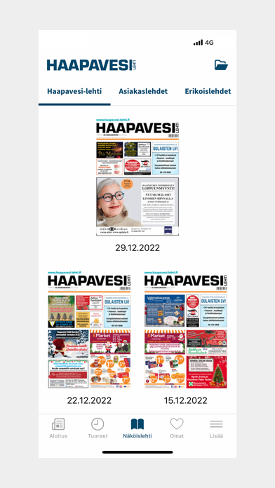 Haapavesi-lehti Screenshot