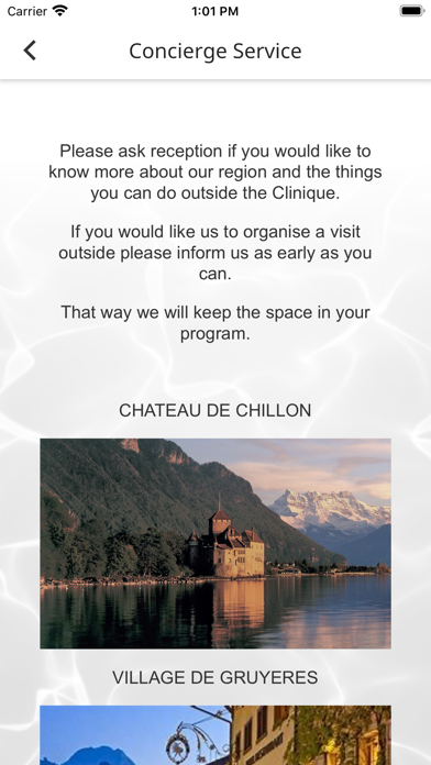Clinique La Prairie Guest Screenshot