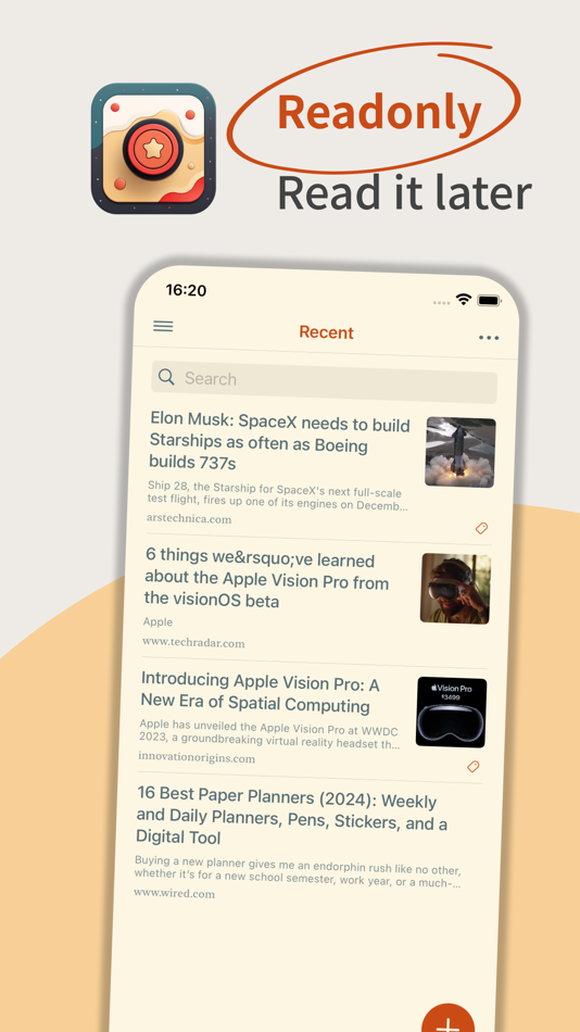#1. Readonly-Read It Later (macOS) 由: 龙 陈