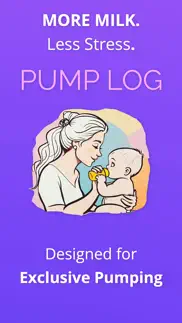 pump log® - track breast milk iphone screenshot 1