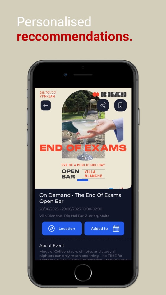 #2. Fomo - Discover Malta's Events (iOS) By: Liam Scicluna