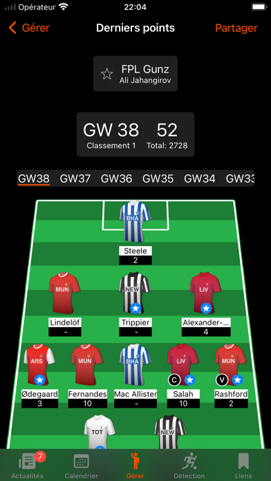 Screenshot #2 pour FPL Fantasy Football Manager