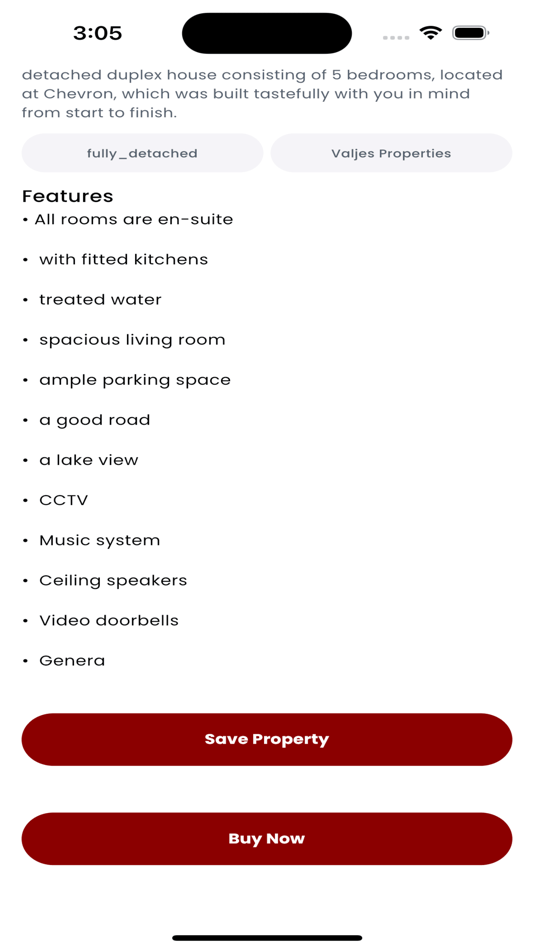 #5. Valjes Properties (iOS) Bởi: iVantage Technology Limited