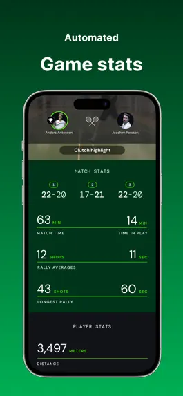 Game screenshot Clutch - AI Badminton App apk