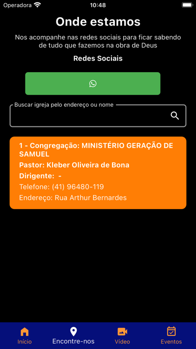 Ministério Geração de Samuel Screenshot 2 - AppWisp.com Ministério Geração de Samuel Screenshot 2 - AppWisp.com