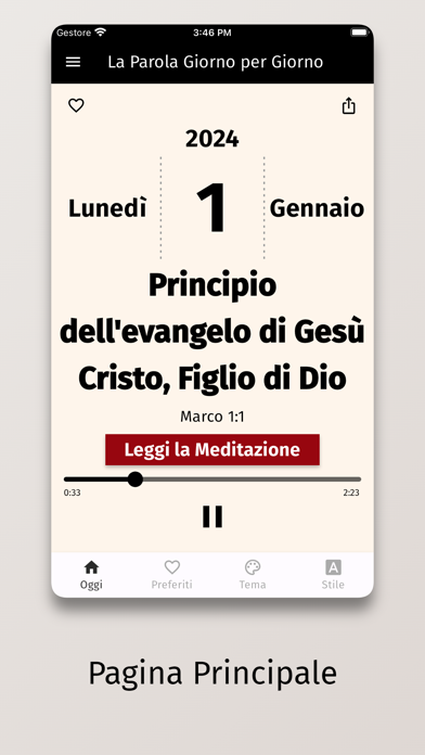 La Parola Giorno x Giorno Screenshot