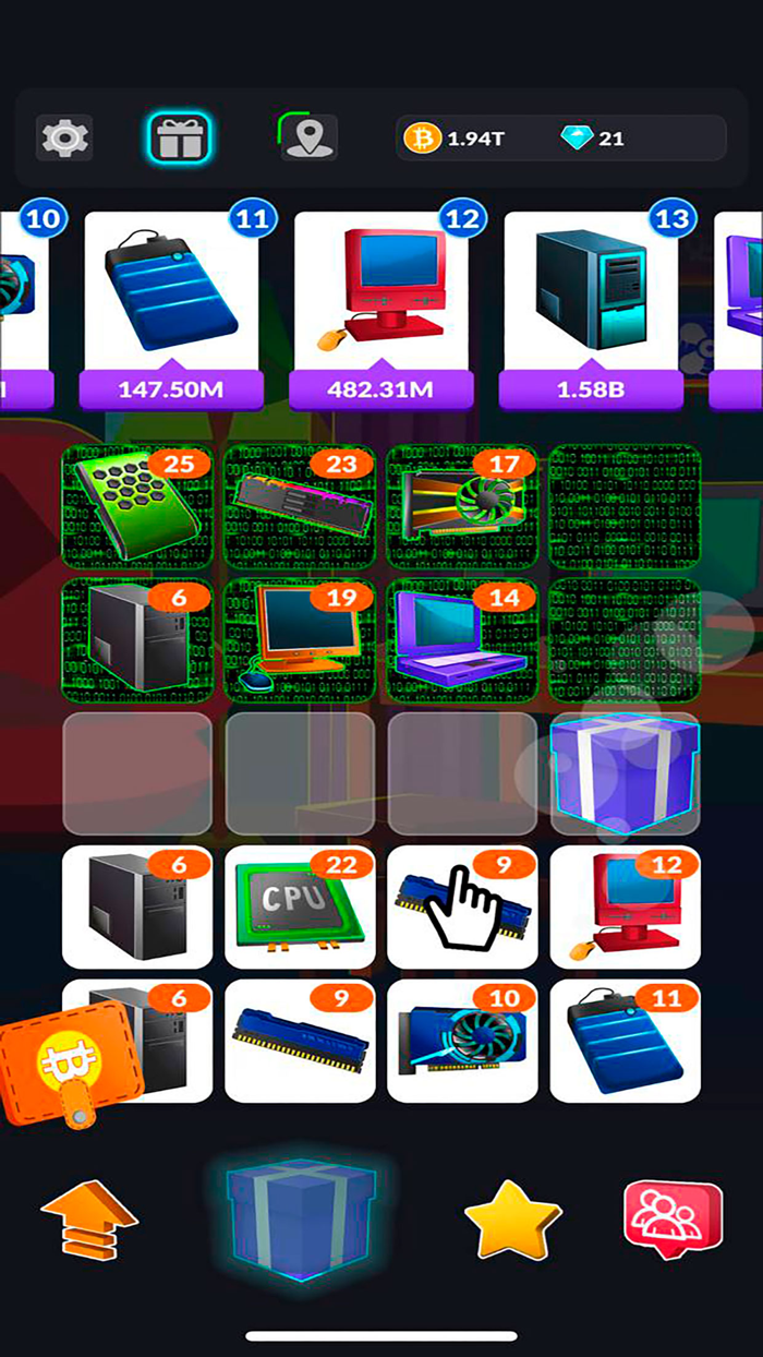 Merge Crypto Miner Earn money