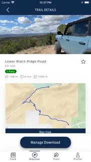 bronco trail app iphone screenshot 2