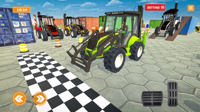 Heavy Excavator Parking Game Screenshot