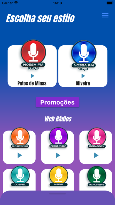Nossa FM+ Screenshot