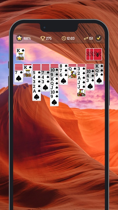 Spider Solitaire #1 Card Game screenshot 2