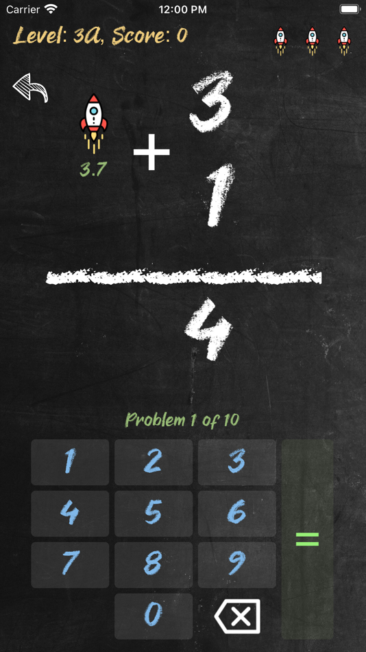 #5. Rocket Math School (iOS) 由: Tony Sakariya