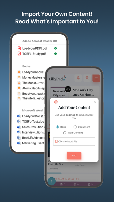 LillyPad English Learning App Screenshot