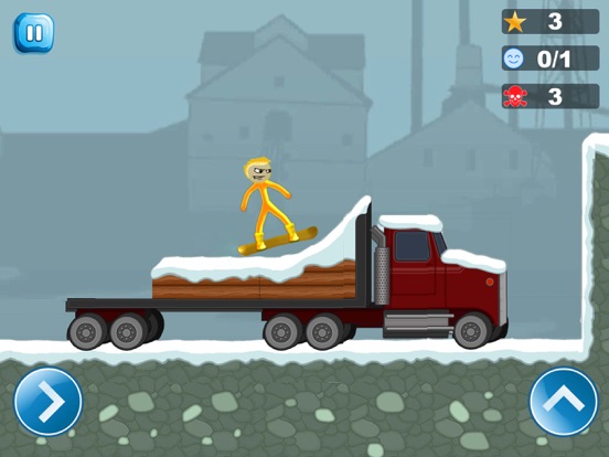 Screenshot #5 pour Stickman Luge - Winter Games!