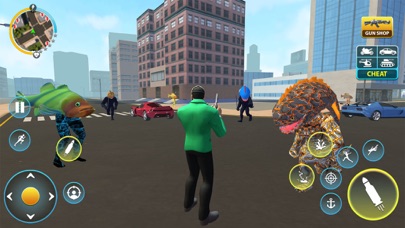 Gangster Thief Fish Head City Screenshot