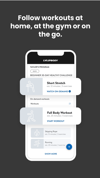 LVLUPBODY Screenshot