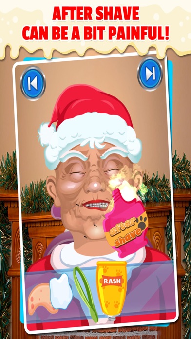 Santas Christmas Shaving Salon Screenshot