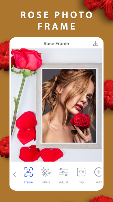 Screenshot #1 pour Rose Photo Frames HD