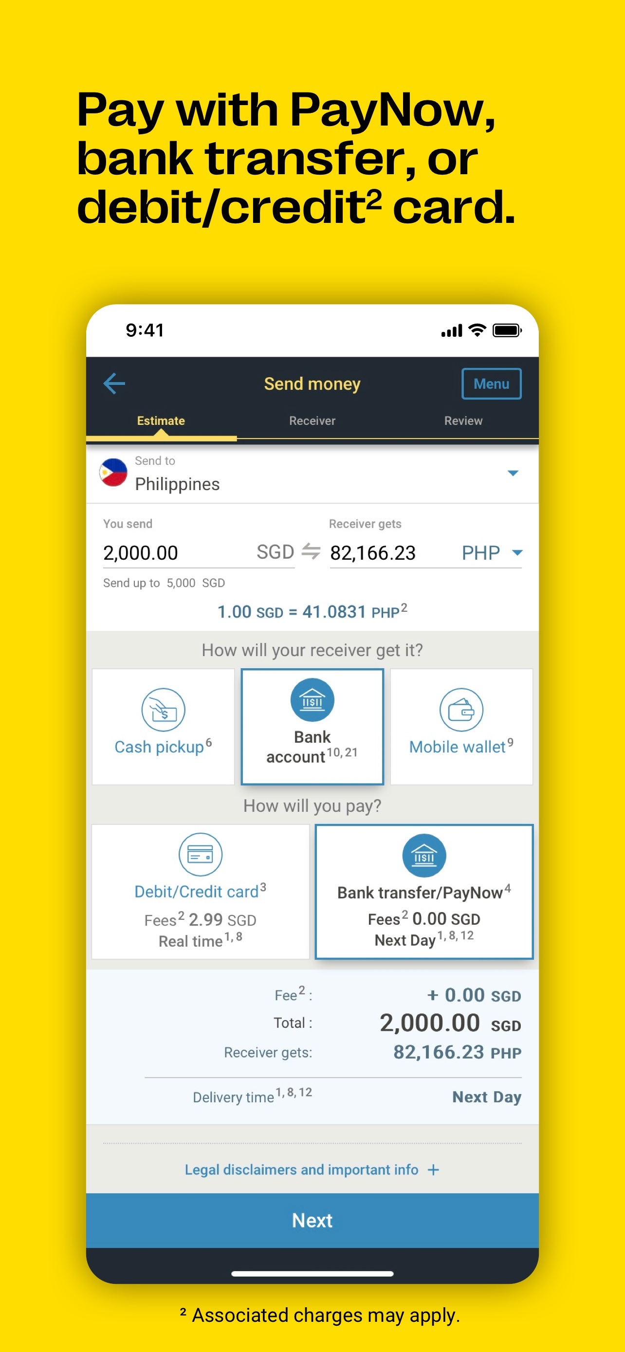 Western Union Send Money SG