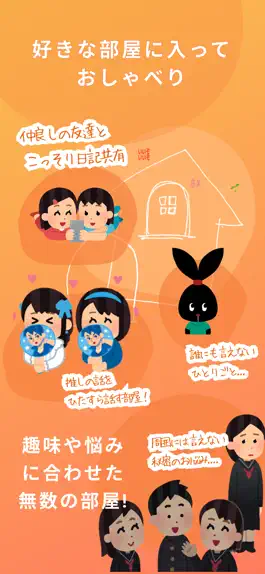 Game screenshot いつでもおかえり - 友だちと日記感覚で使える隠れ家SNS apk