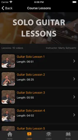 Game screenshot Solo Guitar Lessons apk