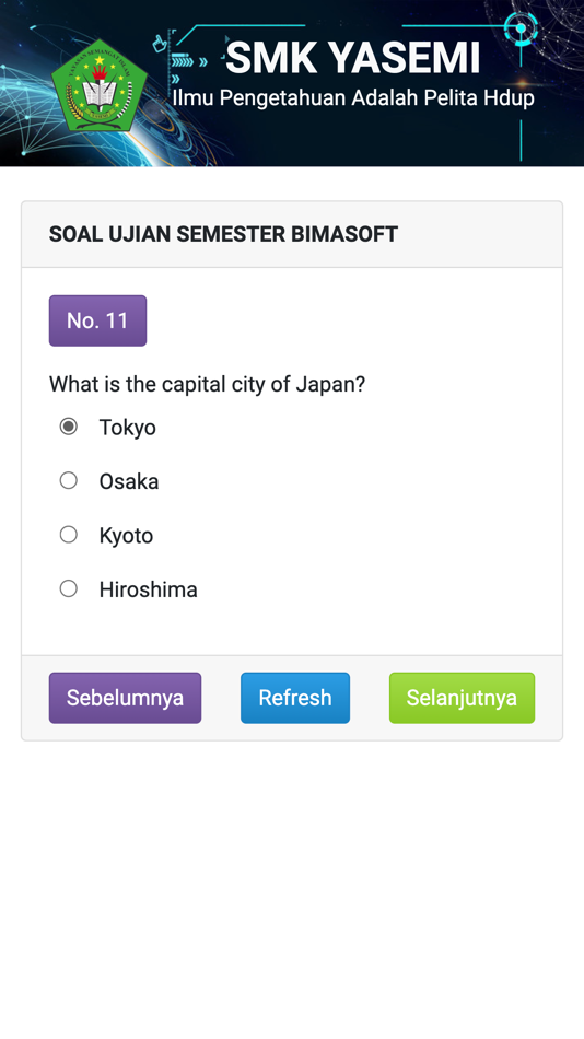 #3. Exam SMK YASEMI (iOS) By: Wasis Sasoko