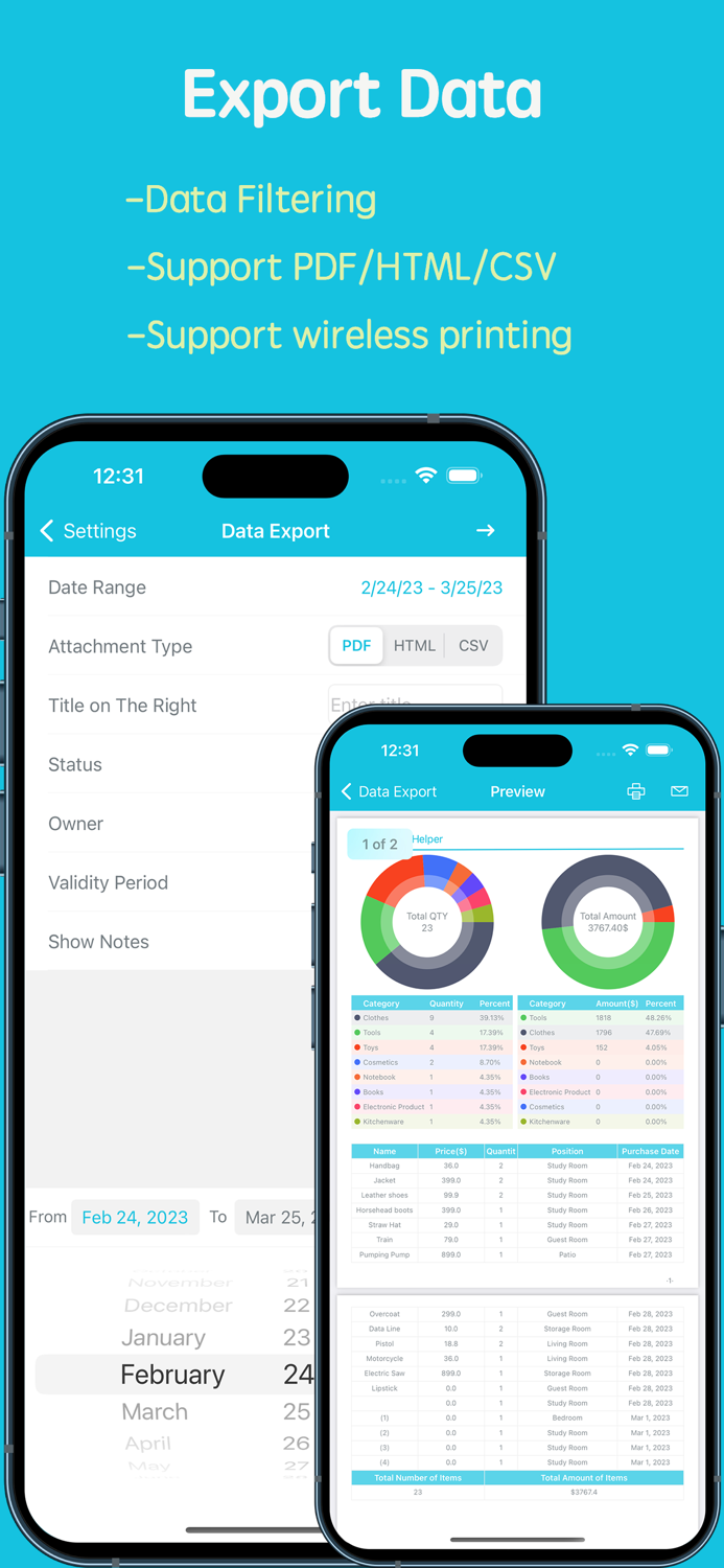 Storage Helper and Item Sort