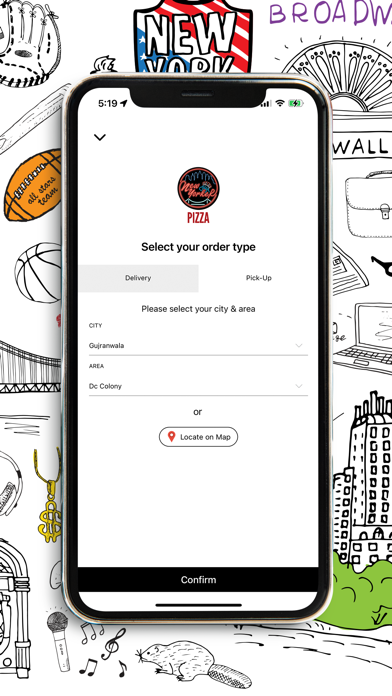 New Yorker Pizza App Screenshot