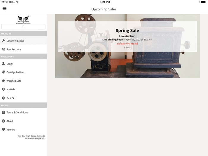 East-Wing Online Auctions