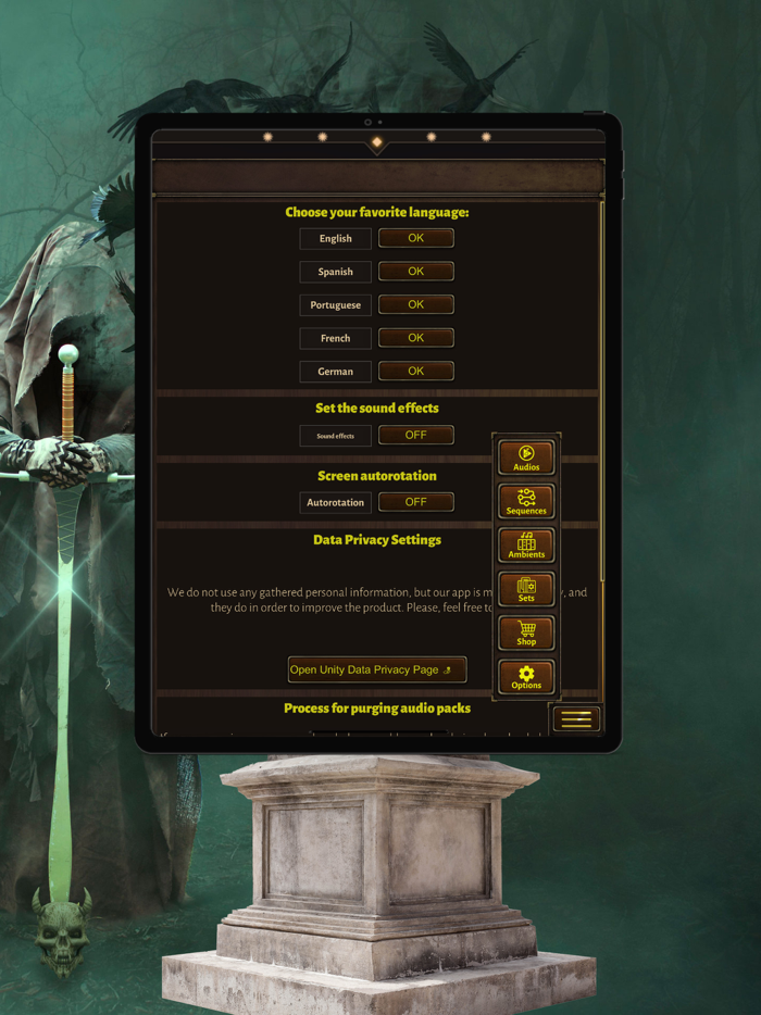 RPG Master Sounds Mixer