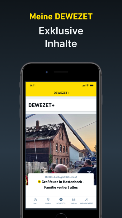 DEWEZET - News und Podcast Screenshot
