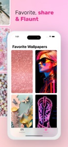 Girly Wallpapers - Pink & Cute screenshot #6 for iPhone