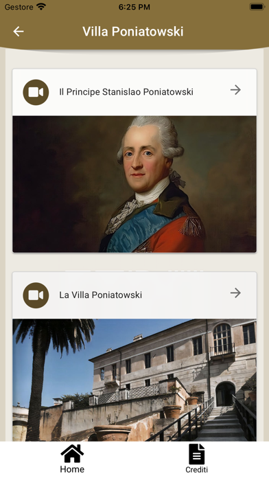 Museo Villa Poniatowski in LIS Screenshot