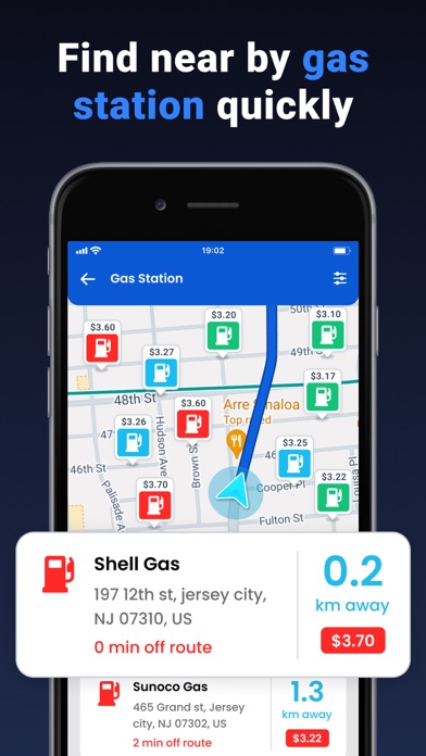 GPS Live Navigation Screenshot