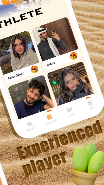 Ninny-Racing camels together