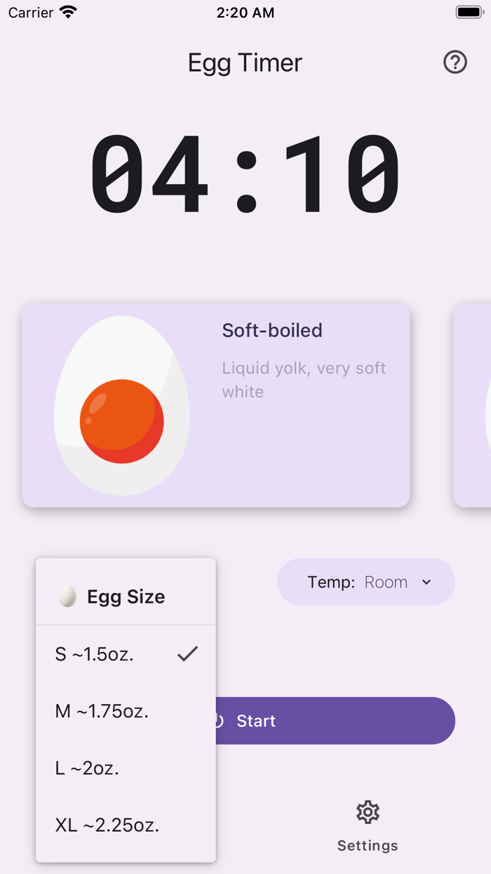 Egg Timer Boil eggs perfectly