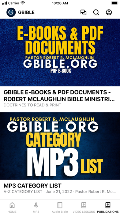 GBIBLE Screenshot