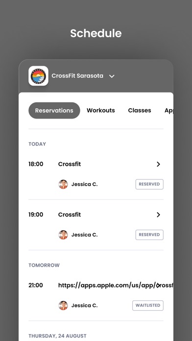 CrossFit Sarasota Screenshot