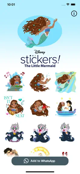 Game screenshot The Little Mermaid Stickers mod apk