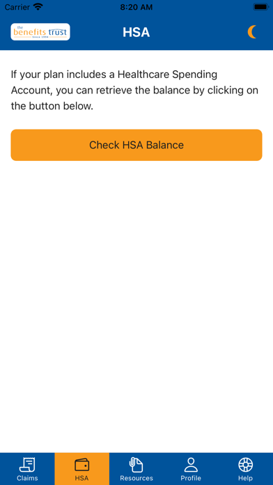 The Benefits Trust Claims App Screenshot