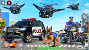 US Police Heli Car Chase Games screenshot 1