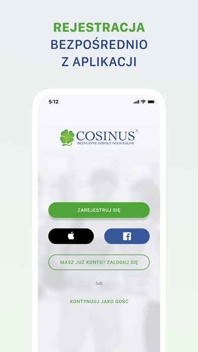 Szkoły COSINUS Screenshot