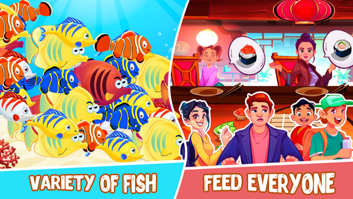 Sea Fishing - Fun Cooking Game