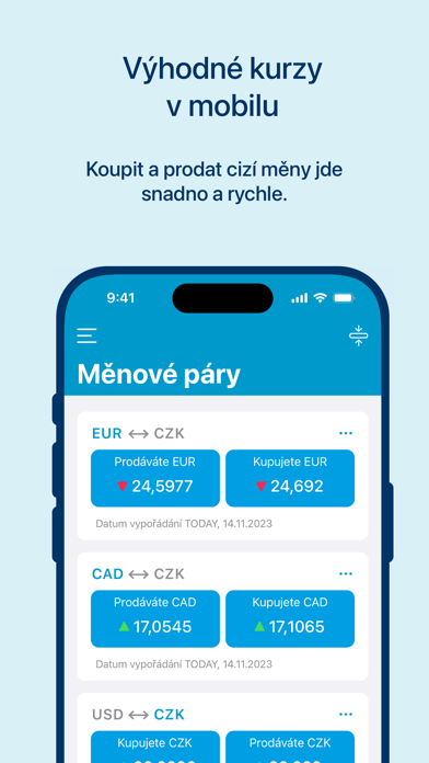 ČSOB CEB Mobile Screenshot